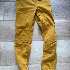 Women’s Mustard Yellow Climbing Jogger Pants